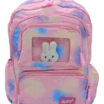 Mochila Para Nena Espalda Escolar Portanotebook + Peluche