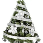  Arbol De Navidad Tronador Lujo 1,20mts Con Adornos Kit X30