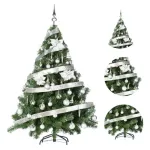 Arbolito Navidad Montañes Deluxe 1.50mts Con Adornos Kit X50