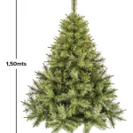 Arbol De Navidad Ciprés 1,50m Tope De Gama Ultra Frondoso