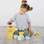 Tostadora Con Accesorios Juguete Con Mecanismo Real Cocina