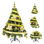  Arbol De Navidad Tronador Lujo 1,20mts Con Adornos Kit X30