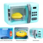Microondas De Juguete Luz Sonido Efecto Coccion Horno Nena