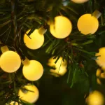 Luces De Navidad X20 Bolitas A Pilas Guirnalda Led 3mts