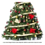 Arbol Navidad Extra Lujo Patagonia 2.10mts Con Adornos X88