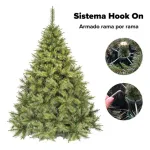 Arbol De Navidad Ciprés 1,80m Tope De Gama Ultra Frondoso