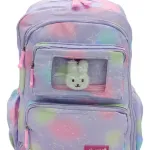 Mochila Para Nena Espalda Escolar Portanotebook + Peluche
