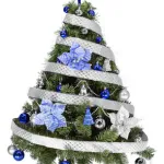  Arbol De Navidad Tronador Lujo 1,20mts Con Adornos Kit X30
