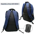Mochila Negra Economica Urbana Escolar Oficina 20 Litros