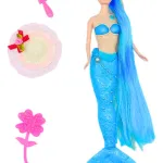 Muñeca Sirena Con Luz Y Accesorios Juguete