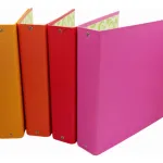 Carpeta Escolar Pvc Numero 3 Avios Color N3 Ganchos Pack X5