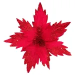 Flor 25cm Plata Arbol De Navidad Adornos Decoracion