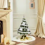  Arbol De Navidad Tronador Lujo 1,20mts Con Adornos Kit X30