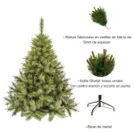 Arbol De Navidad Ciprés 1,50m Tope De Gama Ultra Frondoso