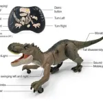 Dinosaurio Juguete Con Control Remoto Con Luces Y Sonido