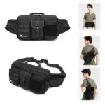 Riñonera Tactica Grande Ajustable Sistema Molle Bolsillos