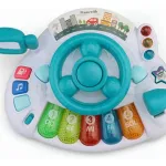 Volante Didáctico Con Piano Luz Y Sonidos Para Bebé