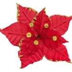 Flor 20cm Para Arbol De Navidad Adornos Decoracion