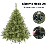 Arbol De Navidad Ciprés 1,30m Tope De Gama Ultra Frondoso