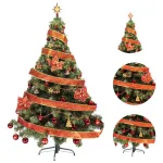 Arbolito Navidad Tronador De Lujo 1,50m Kit 40 Rojo Deco