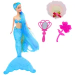 Muñeca Sirena Con Luz Y Accesorios Juguete