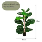 Planta Artificial 60cm Ficus Decoracion Interior Exterior