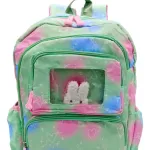Mochila Para Nena Espalda Escolar Portanotebook + Peluche