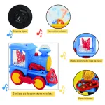 Tren Musical Luz Movimiento Juguete Bebe Juegos Didacticos
