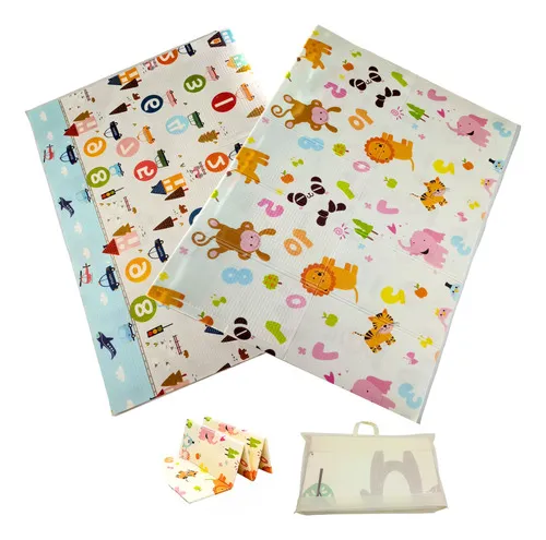 Producto Alfombra Antigolpes Plegable Bebes Reversible 150x200cm Imagen
