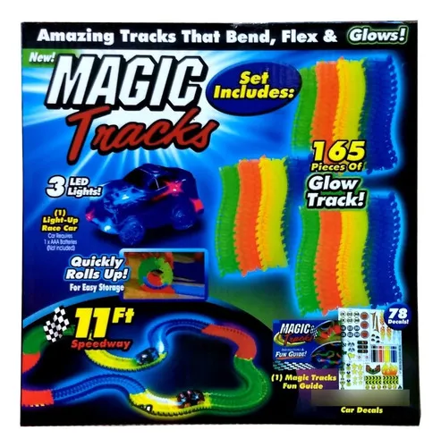 Producto Pista Luminosa Flexible 165 Piezas 1 Auto Luminoso Imagen