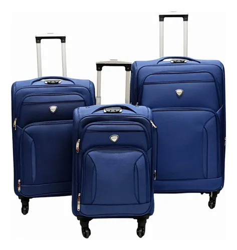 Producto Valija Semi Rigida Set X3 Grande Mediana Carry On (28 24 20) Imagen