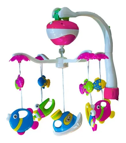 Producto Movil Giratorio Cunero Musical Movil Bebe Cuna Y Practicuna Imagen