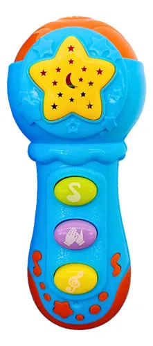 Producto Sonajero Micrófono Didáctico Con Sonidos Para Bebé Imagen