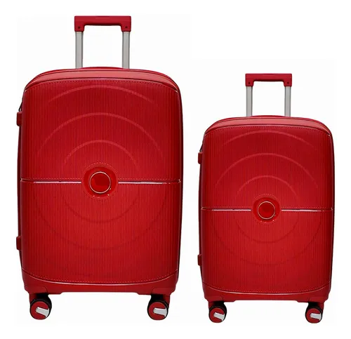 Producto Set X2 Valija Rigida Expandible Grande + Carry On Importada Imagen