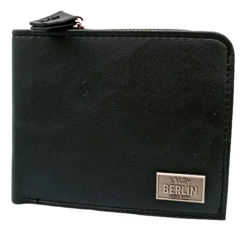 Producto Billetera Hombre Tarjetero Eco Cuero Pu Con Cierre Imagen