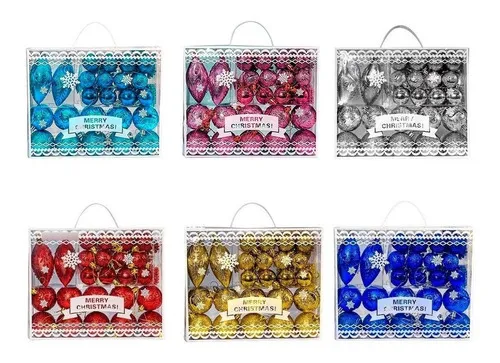 Producto Adornos Navideños Set Decoracion 33u Surtido Navidad Bolas Imagen
