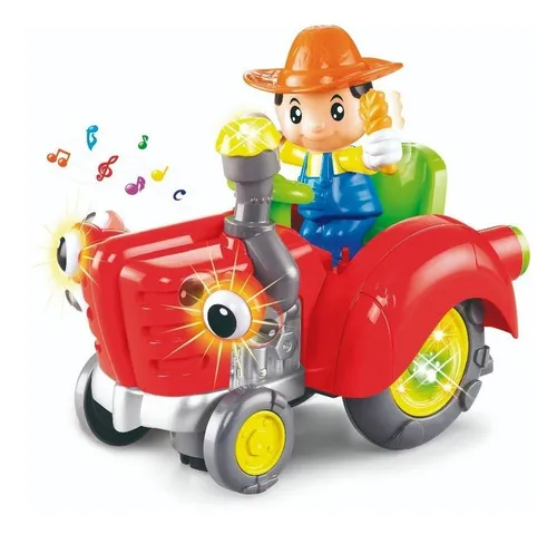 Producto Coche Tractor Juguete Bebé Con Luz Sonidos Y Movimiento Imagen