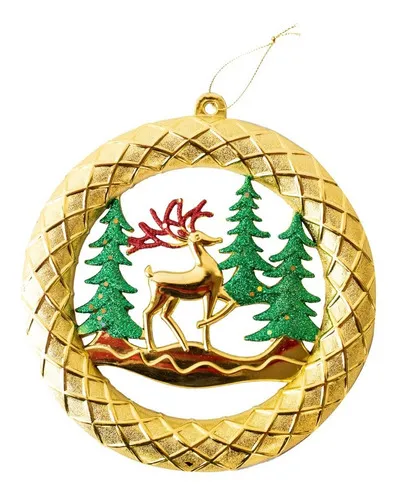 Producto Adorno Corona Navideña Decoracion Arbol De Navidad Imagen