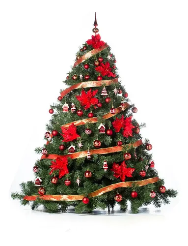 Producto Arbol Navidad Patagonia Xl 2.10mt + Adornos Rojo Cybermonday Imagen