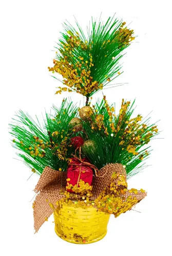 Producto Arbolito De Navidad 20cm Decoracion Navideña Pino Adornos Imagen