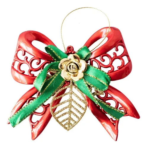 Producto Adorno Navideño Decoracion Arbol De Navidad Moño Imagen