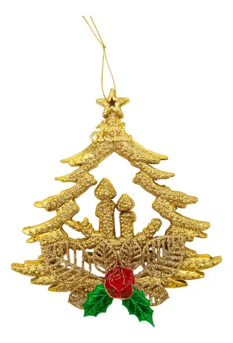 Producto Adorno Arbolito De Navidad Decoracion Navideña Colgante Imagen