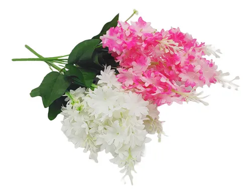 Producto Ramo Alverjillas Flores Artificiales Jacintos Decoracion X1 Imagen