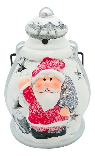 Producto Adorno Navidad Farol C/ Luz Decoracion Navideña Lampara Imagen