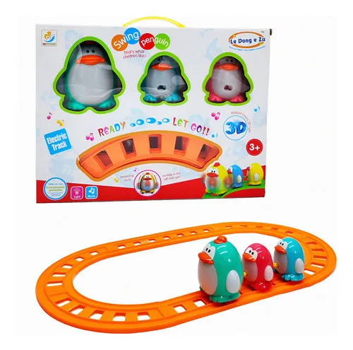 Producto Tren De Pinguinos Con Luz Sonido Y Movimiento Imagen