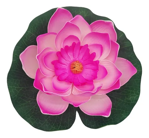 Producto Flor De Loto Flotante Flores Artificiales Decoracion X1 Imagen