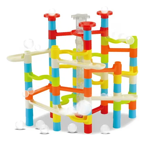 Producto Laberinto De Bolitas Didactico Escalera Pelotas 88 Piezas Imagen