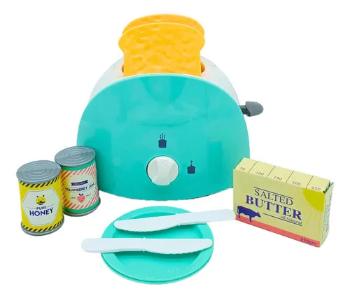 Producto Tostadora Con Accesorios Juguete Con Mecanismo Real Cocina Imagen