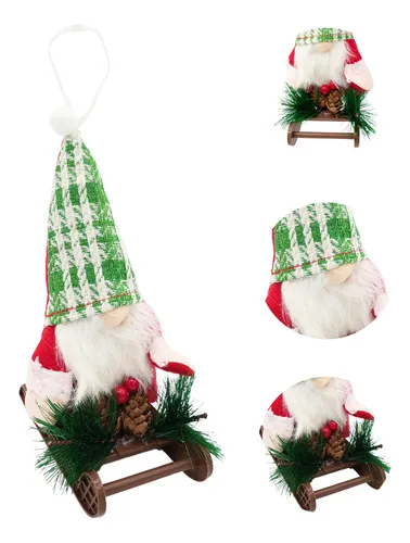 Producto Adornos Navideños Gnomo Con Trineo Colgante Arbol De Navidad Imagen