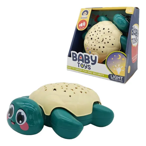 Producto Proyector Tortuga Infantil Musical Luz Sonido Juguete Imagen